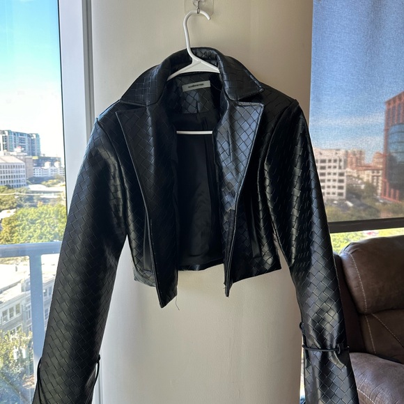 Maniere de voir vegan leather jacket - Picture 2 of 4